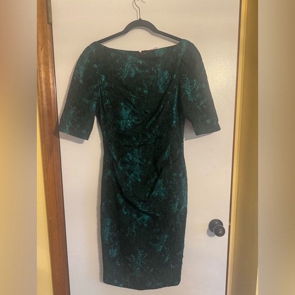 Rickie Freeman for Teri Jon Dresses & Skirts - Teri Jon Emerald Metallic Dress Size 12